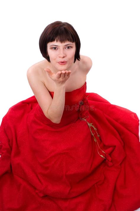 Lady in red dress stock photo. Image of elegance, human - 14650360