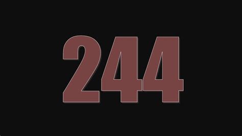 Numerologia: Il significato del numero 244 | Sito Web Informativo