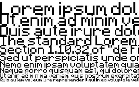 Minecraft font