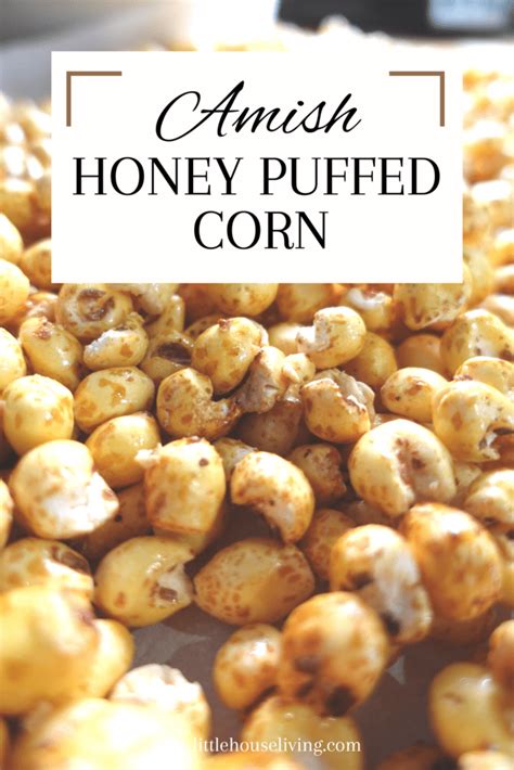 Amish Honey Puffed Corn Recipe - Little House Living