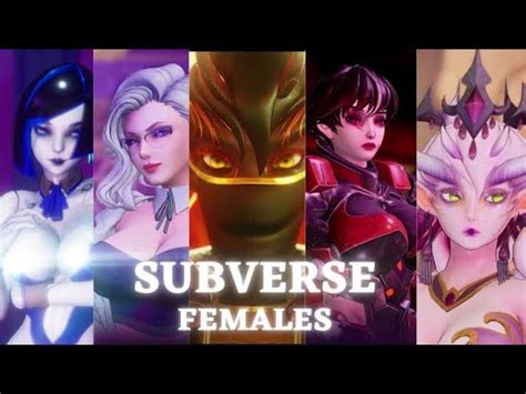 Subverse All Female Characters Introduction Cutscenes - YouTube