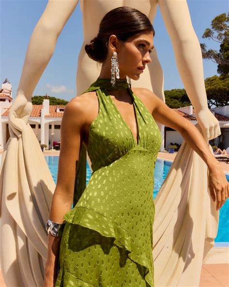 Florence Olive oil Dress