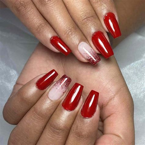 Inspiração De Unhas Vermelhas