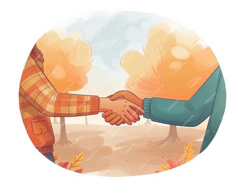 hand shaking cartoon 1