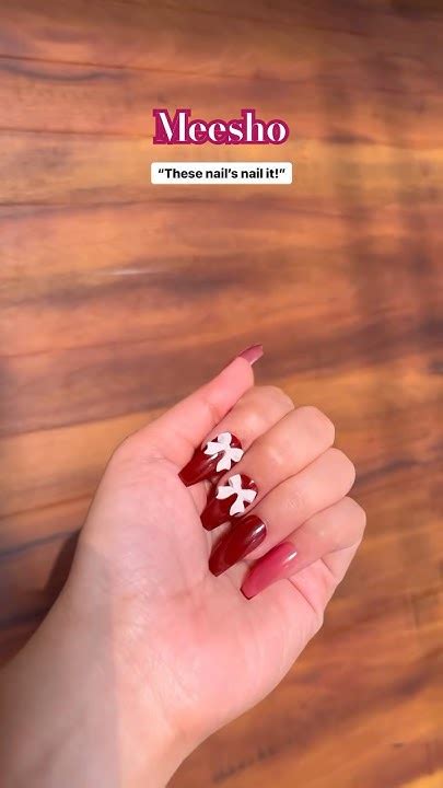fake nails  meesho explore nails meesho meeshofinds youtube