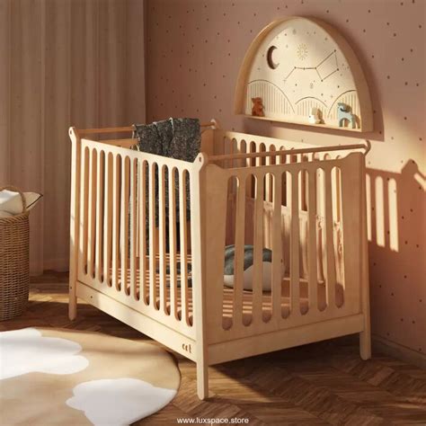 Кровати детские. Детская кроватка LULO 120х60 - Натуральная вы можете ...