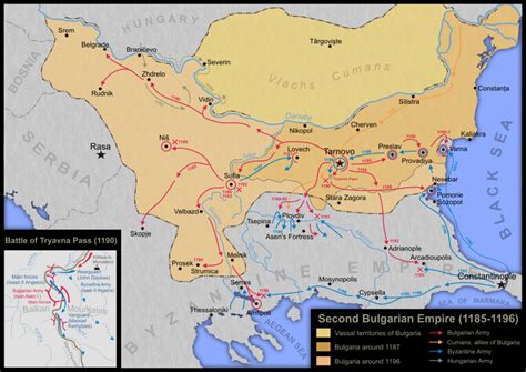 Second_Bulgarian_Empire_(1185-1196) | Historical maps, Stara zagora, Vidin