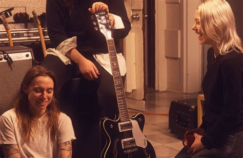 Boygenius honoured with custom Gresch guitar