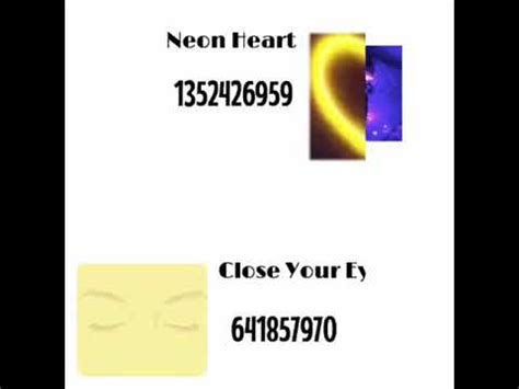 ROBLOX Aesthetic ID codes - YouTube