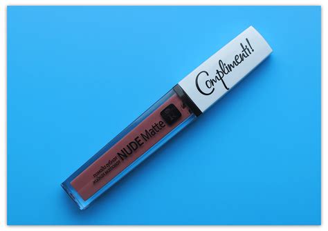 Жидкая матовая помада Nude Matte Complimenti - Relouis: отзывы