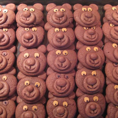 Chocolate Teddy Bear Cookies Recipe