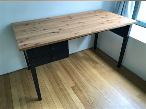 Ikea Arkelstorp Black Desk [Move Out Sale] + Douyu DKS2000 Wireless ...