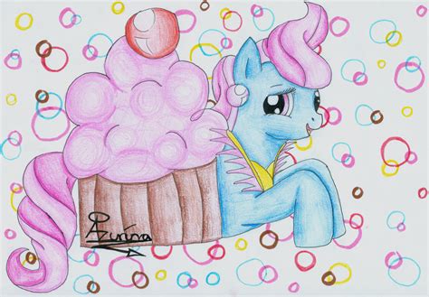 Mrs. Cupcake as her cutie mark by Azurina on DeviantArt