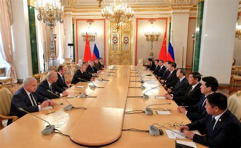 Российско-китайские переговоры • Президент России
