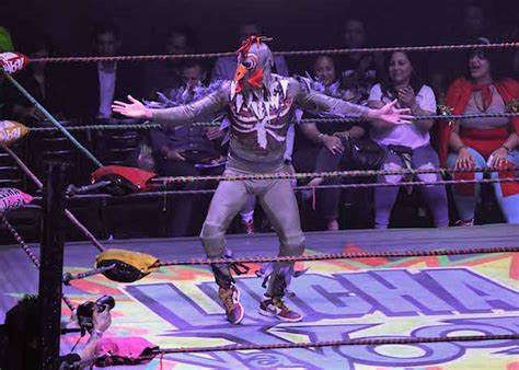 lucha vavooms halloween spectacular   mayan theater featuring