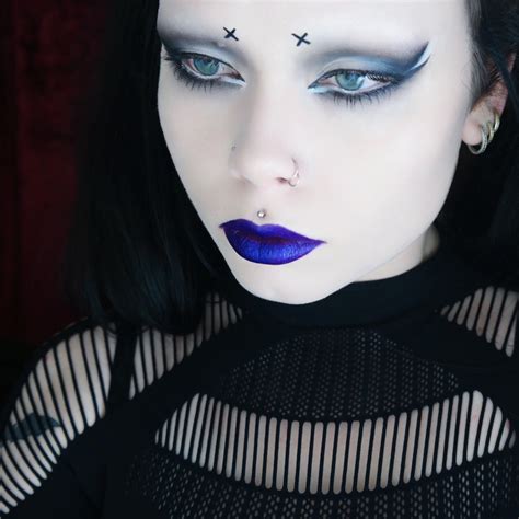 Cyber goth makeup. Tutorial filmed and will be up... - ReeRee Phillips
