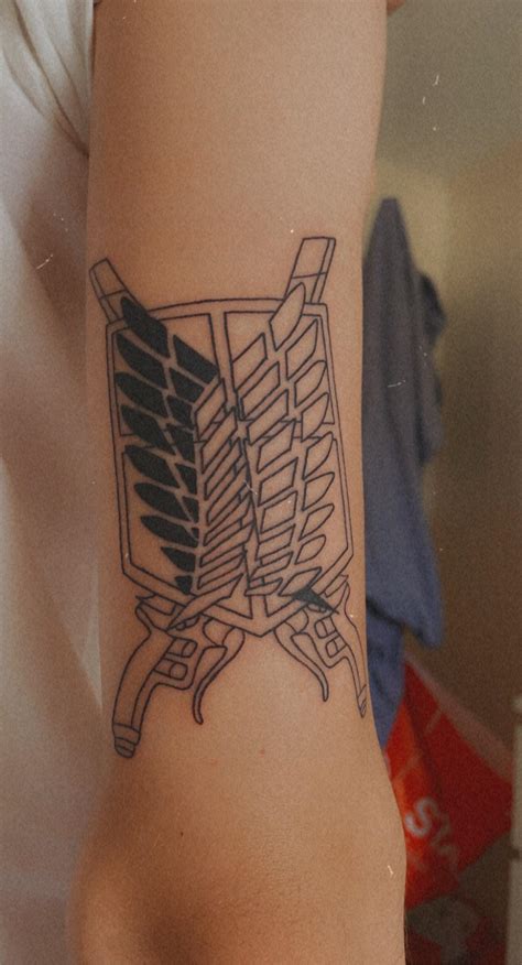 Attack On Titan Wings Of Freedom Tattoo