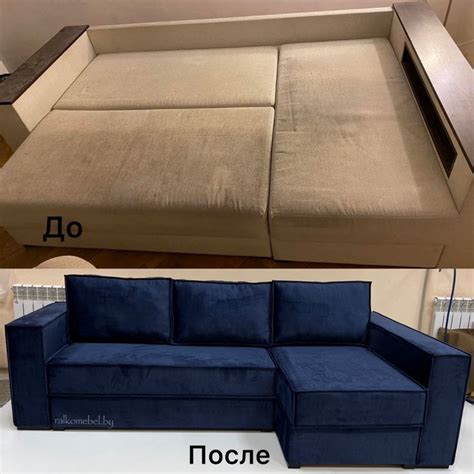Перетяжка углового дивана, Минск