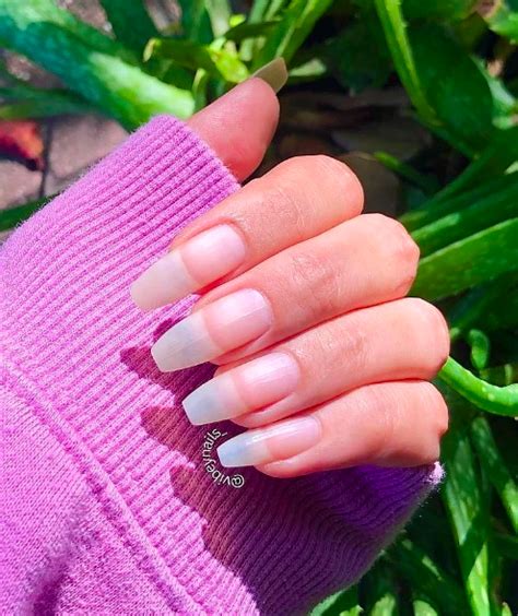 35+ Healthy Natural Long Nails for Inspo - ♡ July Blossom
