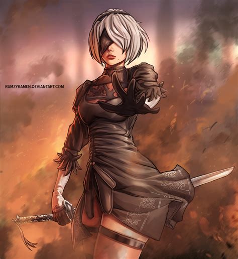 2B by RamzyKamen on DeviantArt