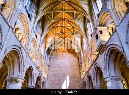 Interior of Malmesbury Abbey, Malmesbury Wiltshire England UK Stock ...