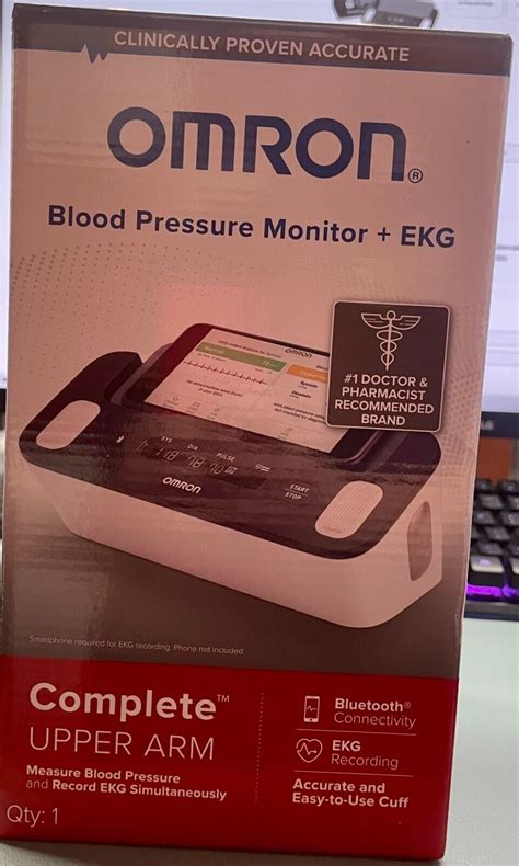 Omron BP7900 Wireless Upper Arm Blood Pressure Monitor - Black/White ...