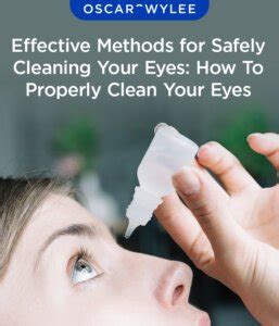 how to clean eyes