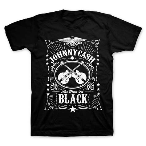 Man In Black Label T-Shirt - Johnny Cash Museum Online Store