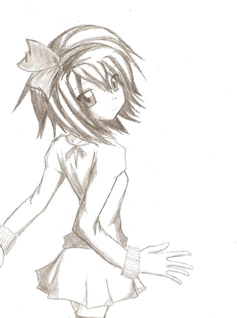 Cute Anime Drawing at GetDrawings | Free download