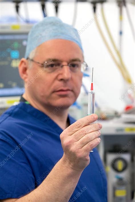 Hospital anaesthetist - Stock Image - C036/8832 - Science Photo Library