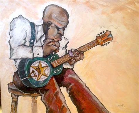 Old Bluesman | Painting, Illustration, Art