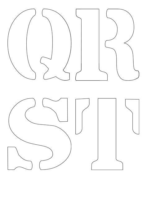 Letter Stencils.