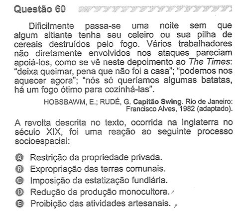 Enem 2019 Perguntas
