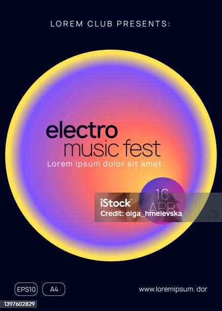 Trance Fest Geometric Background For Cover Template Wave Art For ...