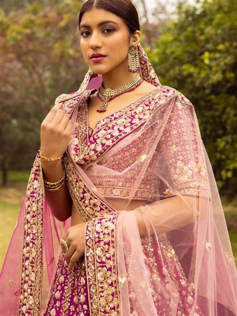 Red & Beige Gown Bridal Lehenga - Luxe Regalia
