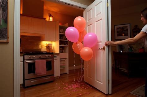 6306 A birthday card being opened to reveal a surp Birthday ...