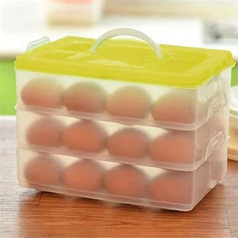 plastic kitchen refrigerator egg storage  layer egg container  rs