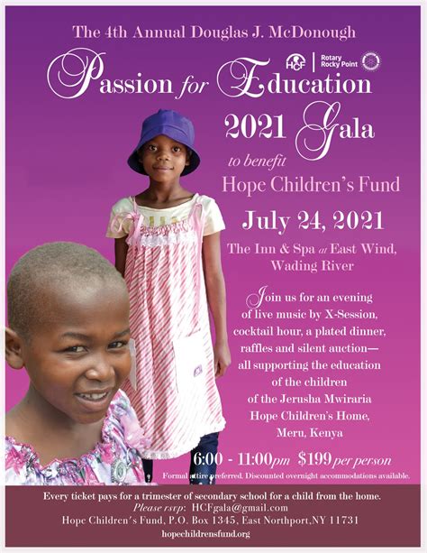2021 Passion for Education Gala | Hope Children's Fund