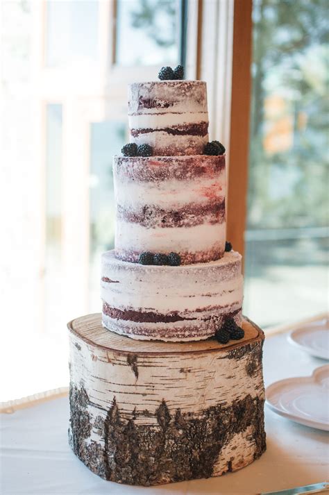 DIY Red Velvet Naked Wedding Cake | Wedding cake rustic, Diy wedding