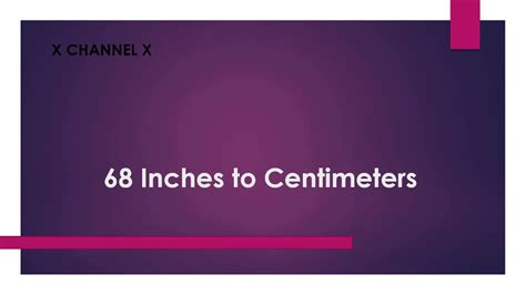 inches  centimeters youtube