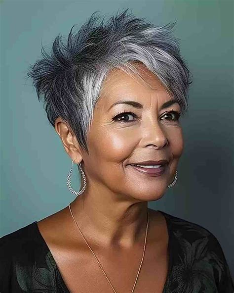 Grey hair for over 60 – Artofit