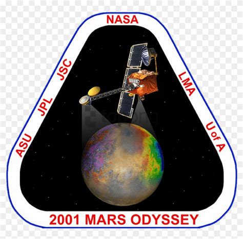 2001 Mars Odyssey - 2001 Mars Odyssey Logo, HD Png Download - 600x542 ...