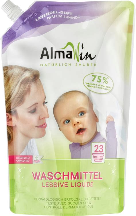 Органическое жидкое средство для стирки(эко) AlmaWin, 1,5 л - Vitaguru