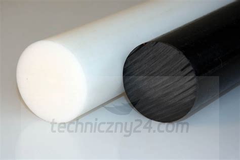 Poliamid pręt PA6-E czarny 10x1000mm - techniczny24.com