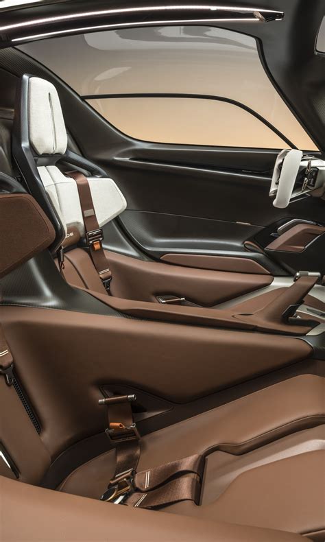 wallpaper porsche car interior porsche mission  section