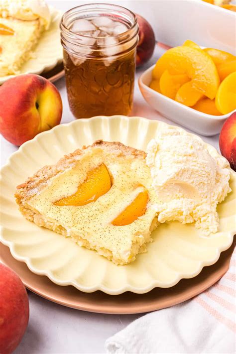 Peach Kuchen (German Peach Cake) - TidyMom®
