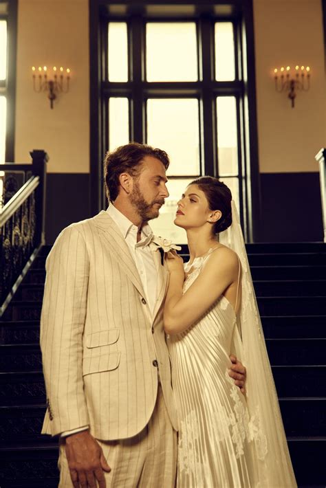Alexandra Daddario Wore Danielle Frankel for Her Laid-Back Wedding in ...