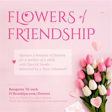 Flowers of Friendship - Friendship Circle of Brooklyn