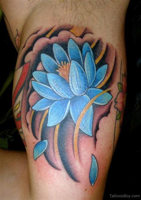 Beautiful Blue Lotus Tattoo | Tattoo Designs, Tattoo Pictures