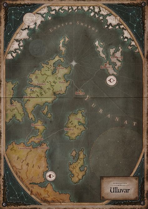 A lunar-themed map, made with Krita (and Inkscape for curved text!) : r ...
